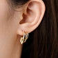Cedar Huggie Earrings